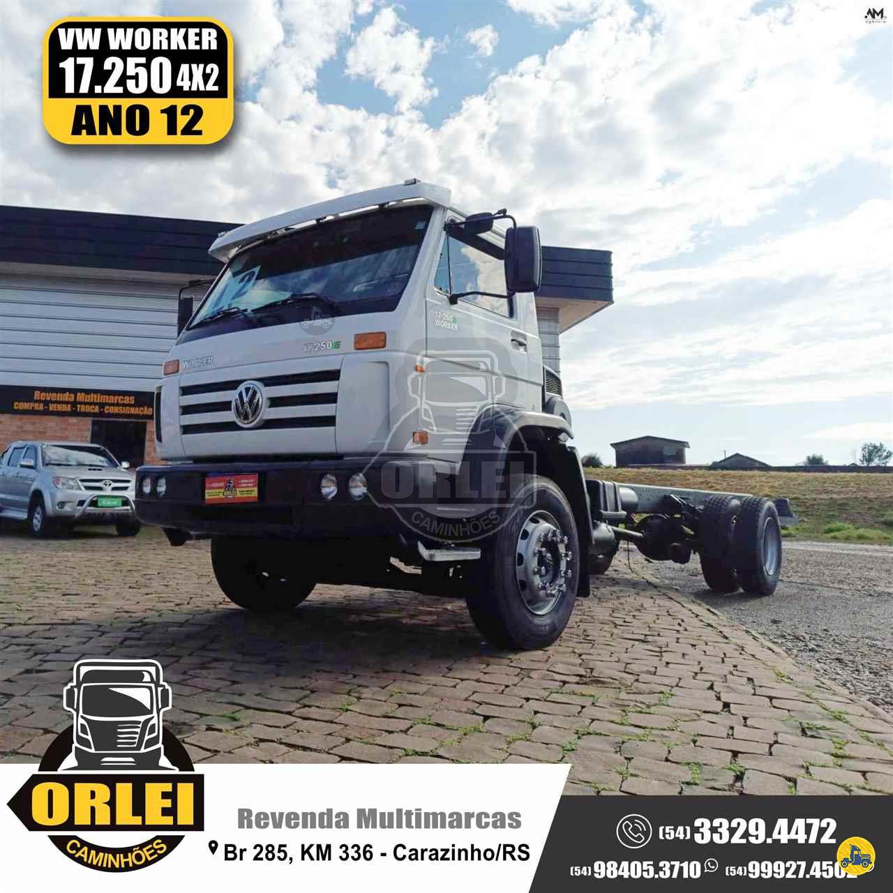 CAMINHAO VOLKSWAGEN VW 17250 Chassis Toco 4x2 Orlei Caminhões CARAZINHO RIO GRANDE DO SUL RS